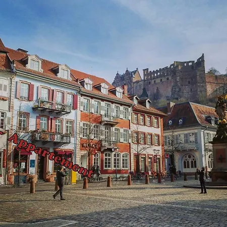 Wohnen unter dem Schloss Heidelberg Exterior foto